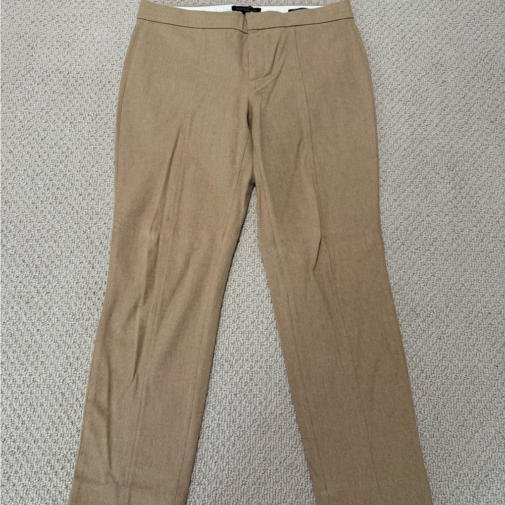 Banana Republic Tan Slim High Rise Ankle Pants Sloan